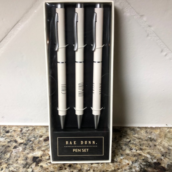 Rae Dunn Pen Set: Chill, Unwind, Relax - NEW